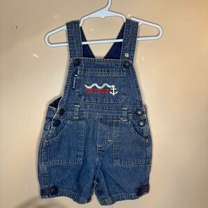 Buster Brown Navy Overalls with Nautical Theme